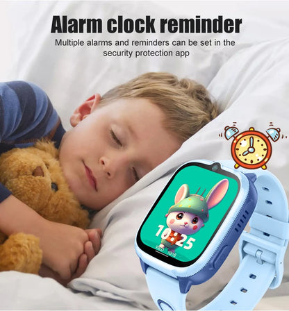 4G Kids Smartwatch D53 GPS Locator Tracker Video Call Smart Watch for Children Waterproof SOS Anti-Lost Watch Parent Control App